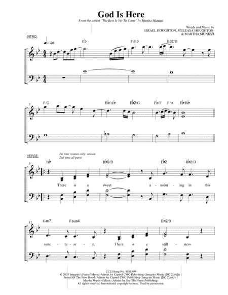 God Is Here (arr. Travis J. Gandy)