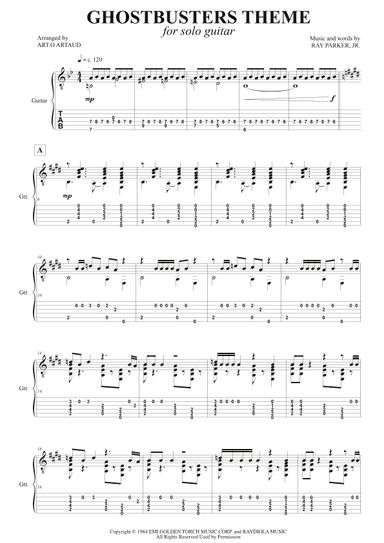 Ghostbusters (arr. Art.o Artaud)