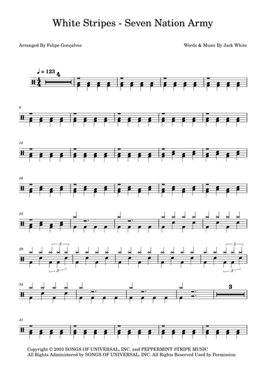Seven Nation Army (arr. Felipe Gonçalves)