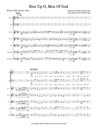 Rise Up O, Men Of God (arr. Joseph Pugh)
