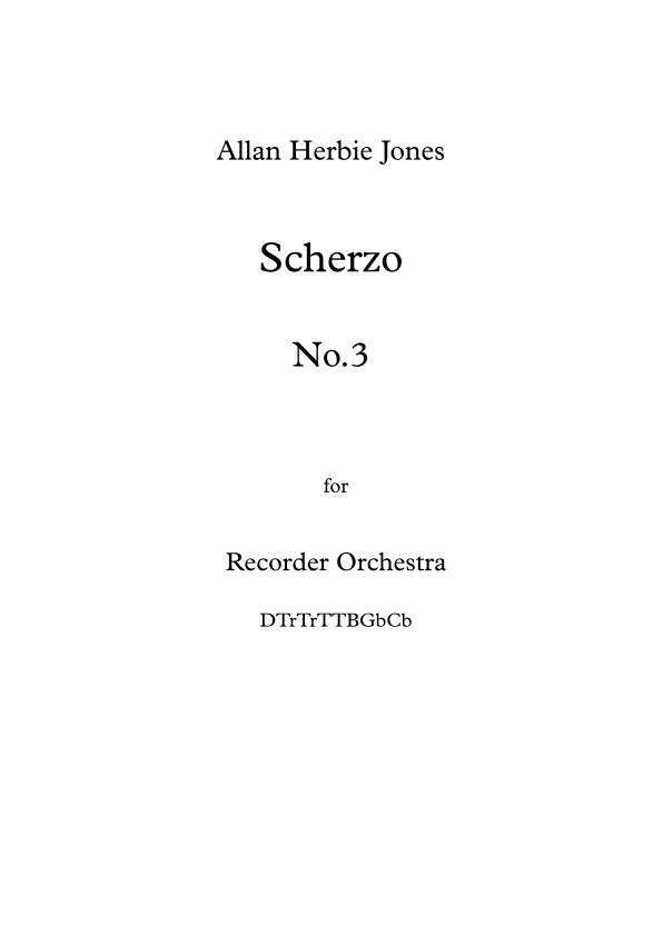 Scherzo No. 3