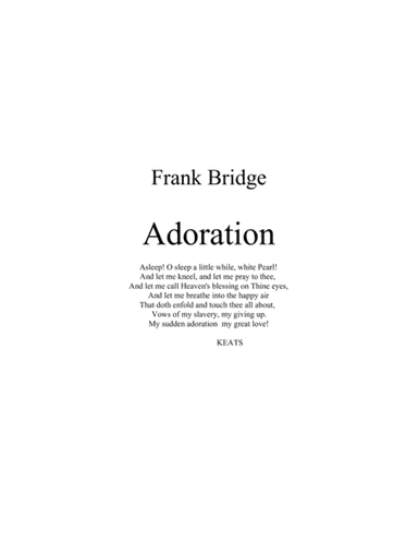 Adoration (arr. theupperstaff.com)