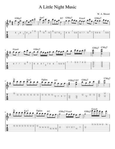 A Little Night Music (arr. Terry Kuhns)