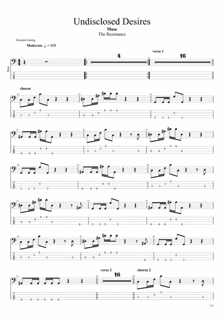 Undisclosed Desires (arr. Hugo Neves)