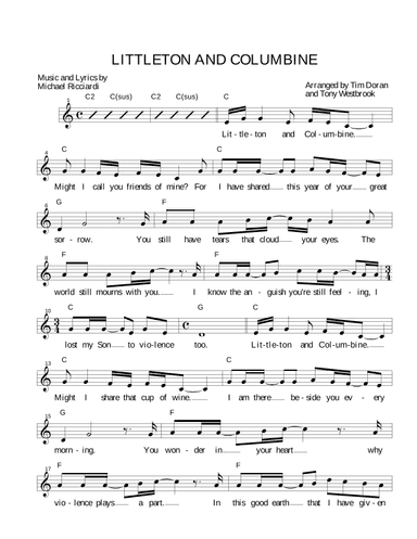 LITTLETON AND COLUMBINE