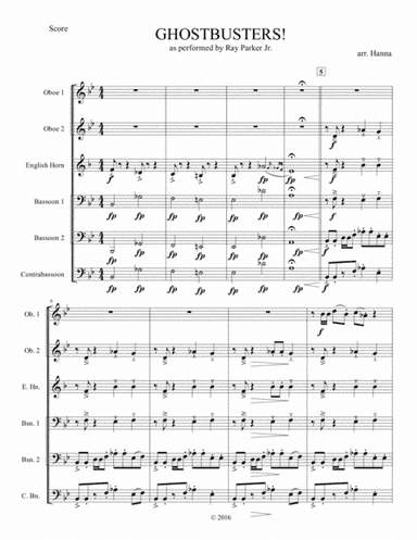 Ghostbusters (arr. Reed A. Hanna)