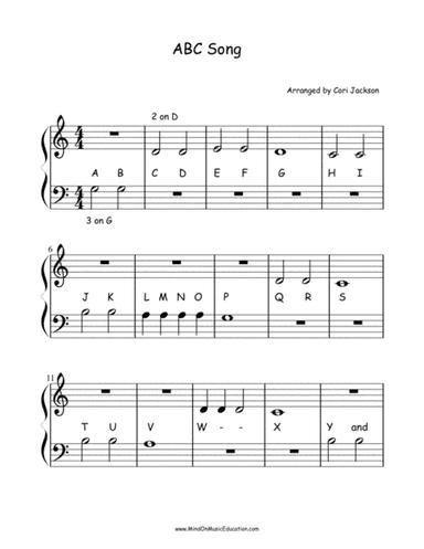 ABC Song (arr. Cori Jackson)