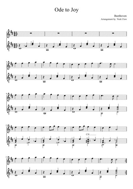 Ode to Joy (arr. Nick Clow)