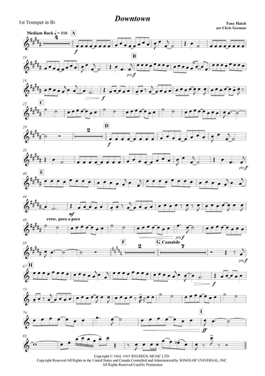 Downtown (arr. Chris Gorman)