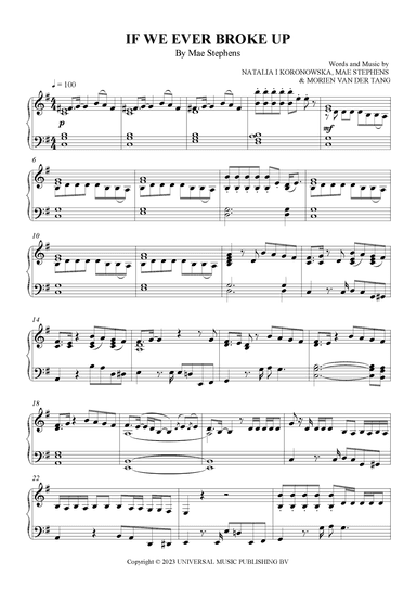 If We Ever Broke Up (arr. S Carlile)