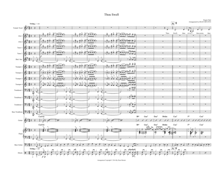Thou Swell (arr. Dean Mounts)