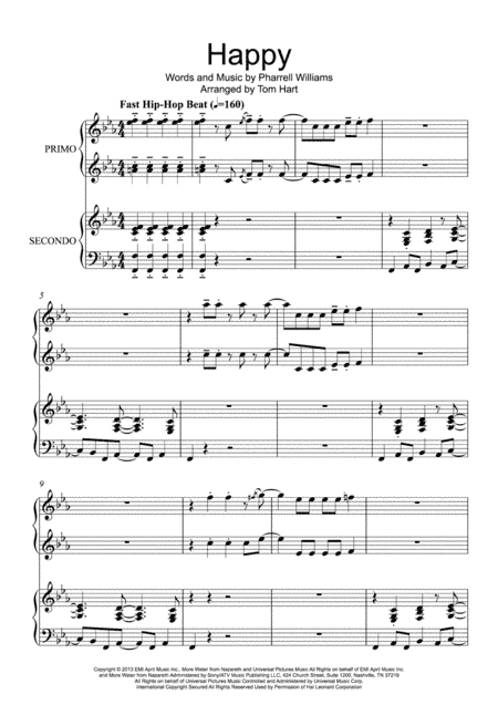 Happy (arr. Tom Hart)