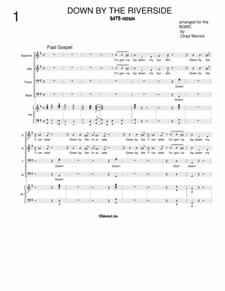Down By The Riverside (arr. Chad Weirick)