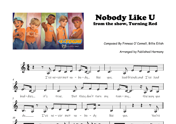 Nobody Like U (arr. Teacher Valarie)