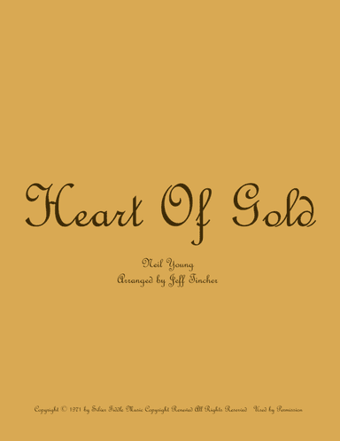 Heart Of Gold (arr. Jeff Tincher)