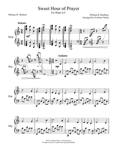 Sweet Hour of Prayer (arr. Svetlana Yatsky)