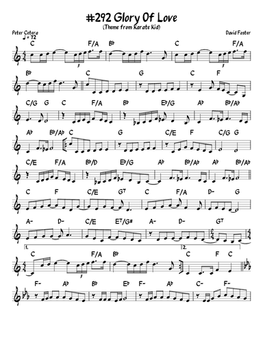 Glory Of Love (arr. John Fries)