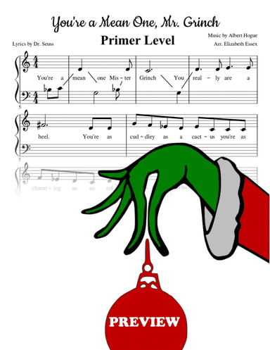 You're A Mean One, Mr. Grinch (arr. Elizabeth Essex)