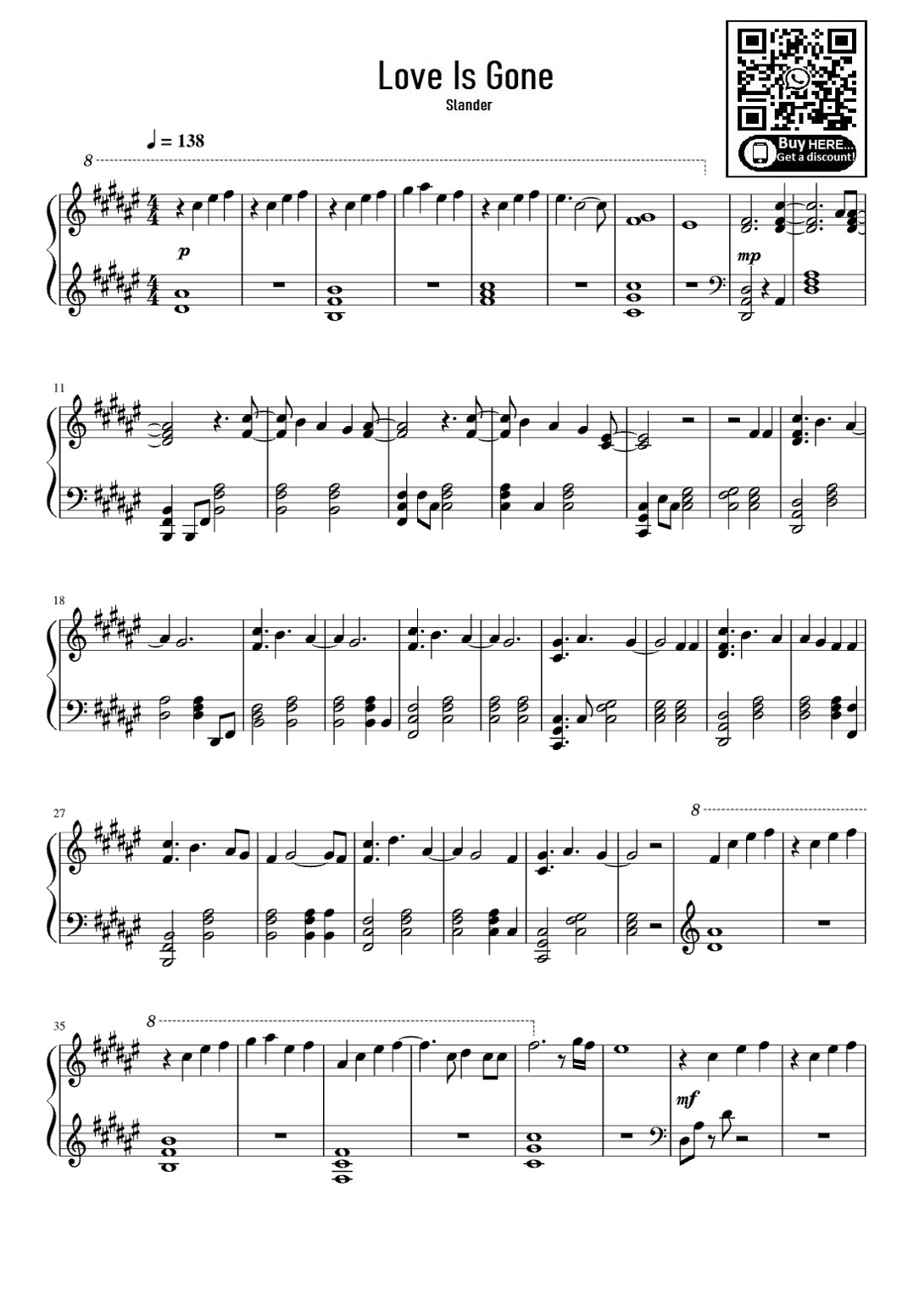 Love Is Gone (arr. eduardo)