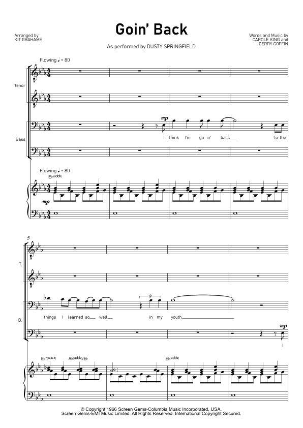Goin' Back (arr. Kit Grahame)