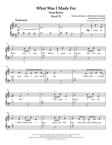 What Was I Made For? (arr. Sharon Stosur)