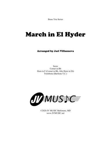 March in El Hyder for Brass Trio (arr. Jari Villanueva)