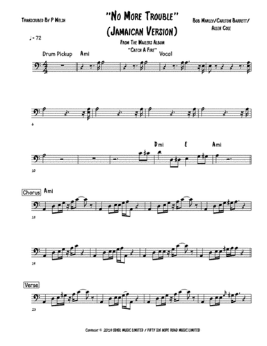 No More Trouble (arr. P Welsh)