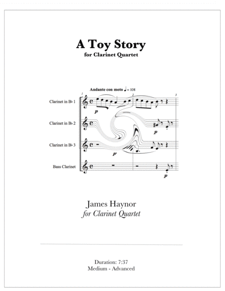 A Toy Story for Clarinets (arr. James Haynor)
