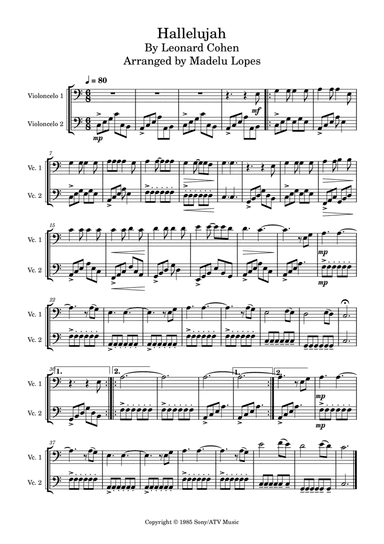 Hallelujah (arr. Madelu Lopes)