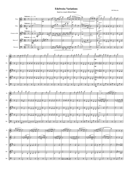 Edelweiss (arr. Bill Malcolm)