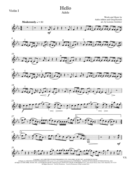 Hello (arr. Lorento Golofeev)