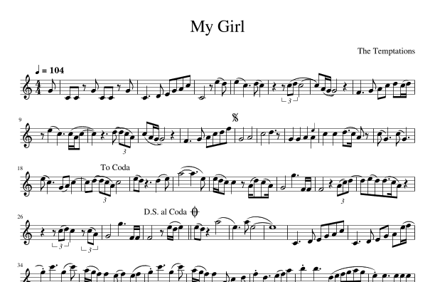 My Girl (arr. Julia Mills)