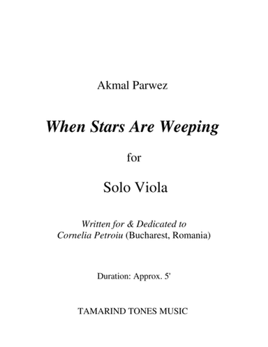 When Stars Are Weeping