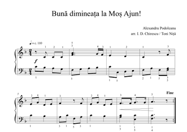 Bună dimineața la Moș Ajun (arr. I. D. Chirescu / Toni Niță)