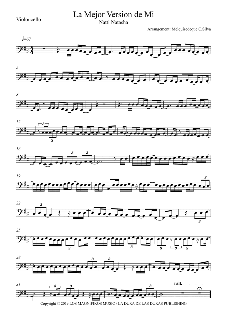 La Mejor Version De Mi (arr. Melquisedeque C.Silva)