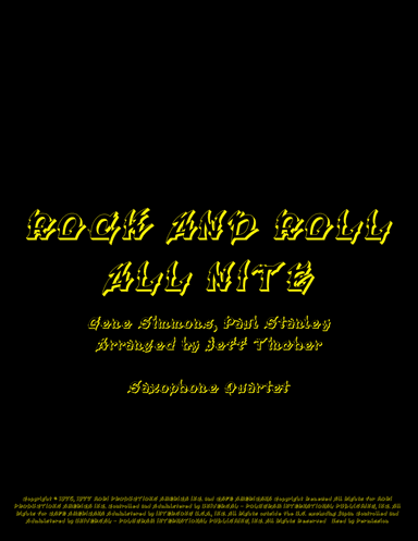 Rock And Roll All Nite (arr. Jeff Tincher)