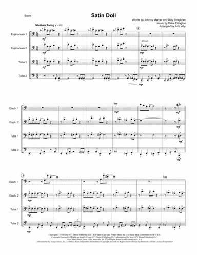 Satin Doll (arr. Art Leiby)