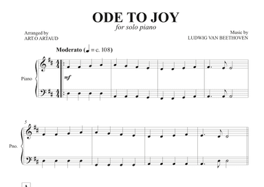 Ode to Joy (arr. Art.o Artaud)