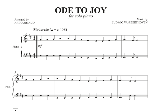 Ode to Joy (arr. Art.o Artaud)