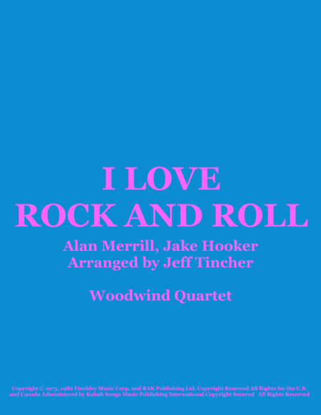 I Love Rock 'n Roll (arr. Jeff Tincher)