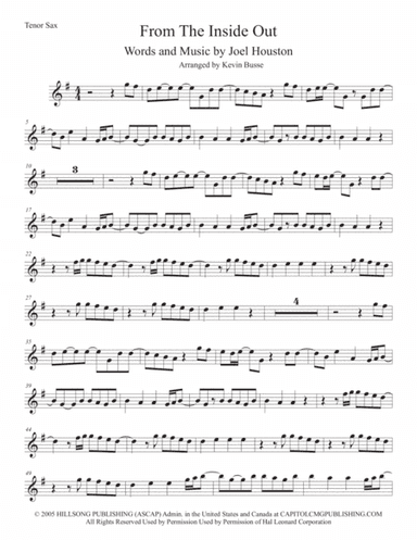 From The Inside Out (arr. Kevin Busse)