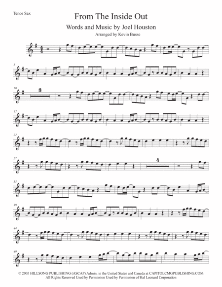 From The Inside Out (arr. Kevin Busse)