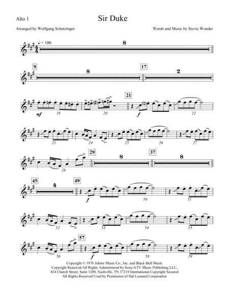 Sir Duke (arr. Wolfgang Schutzinger)
