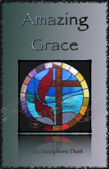 Amazing Grace, Gospel style for Alto Saxophone Duet (arr. David McKeown)