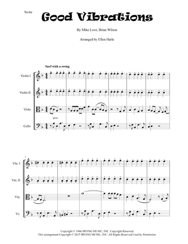 Good Vibrations (arr. Ellen Harle)