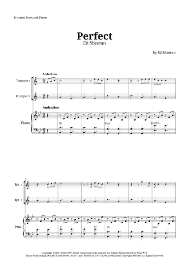 Perfect (arr. Langanho)