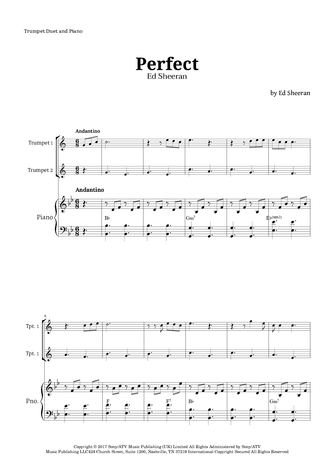 Perfect (arr. Langanho)