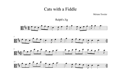 Cats with a Fiddle for Viola