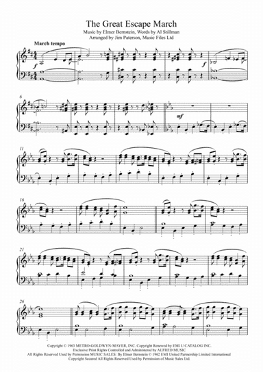 The Great Escape March (arr. Jim Paterson)