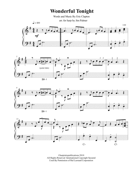 Wonderful Tonight (arr. Jim Palmer)